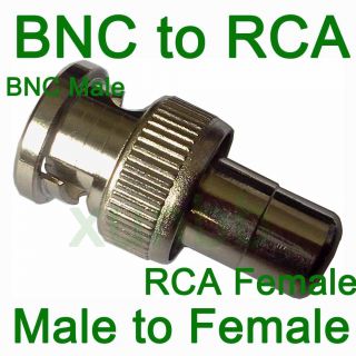 PCS BNC Female Aplicer Adapter Coax Coaxial Cable For CCTV DVR