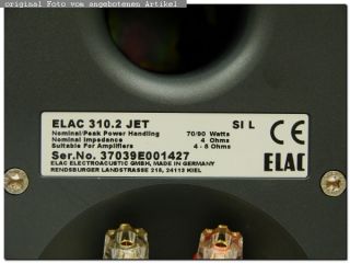 ELAC 310.2 JET Paar Silber   früher 749,  jetzt 599, 