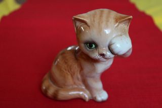 Goebel große Porzellan Figur Katze ca 12 cm