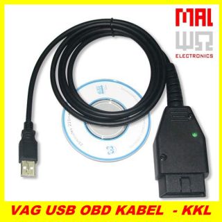 USB Interface KKL OBD II. Fehlerspeicher lesen und löschen bei VAG