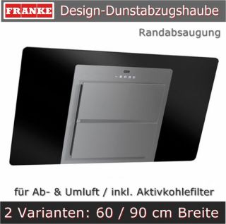 Franke Dunstabzugshaube FUSION FFU 605 / 905 BK XS Abluft Umluft