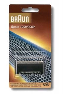 Braun 596 Scherfolie Serie 1000/2000 Scherblatt Rasierer NEU