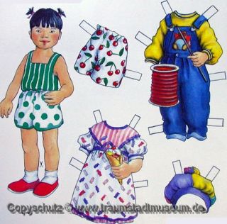 Ankleide Puppen Mädchen Jungs Baby über 50 Teile zum Ausschneiden
