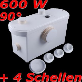 WC Hebeanlage 600 W Abwasserpumpe Toilettenpumpe Pumpe