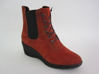 Marc Shoes Damen Schuhe Stiefelette 1.610.05 22/641 Leder rot corallo