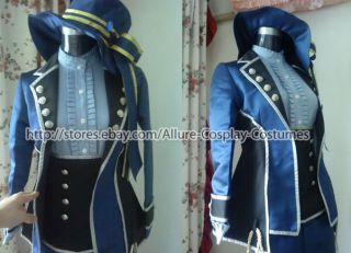 Ciel Blue Set[Kuroshitsuji] Cosplay costume Custom Size