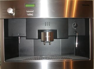 MIELE Einbau Kaffeevollautomat CVA620 Edelstahl Durchlauferhitzer fuer
