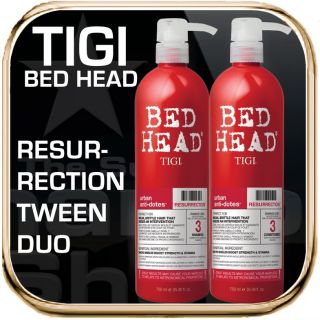 TIGI Bed Head Urban Antidotes RESURRECTION Shampoo Conditioner TWEEN