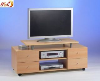 TV Schrank Ablage Regal LCD Kommode Mod.TV617 (Buche)