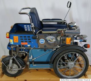 Meyra Elektro Rollstuhl 3.037 blauer Panzer Ladegerät Batterien