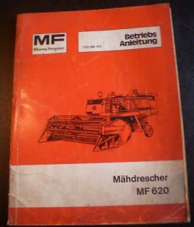 Massey Ferguson Mähdrescher MF620 Betriebsanleitung