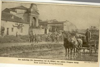 Deutsche Truppen in Savonnieres b. St. Mihiel 1915