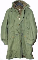 Original US Parka M 47 Type Overcoat with Pile Liner