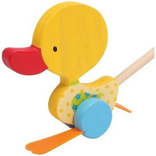 Baby Watschelente Tine Schiebetier Ente Babyspielzeug Schiebespielzeug