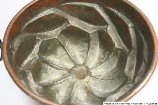 Antike Guglhupf Form Kupfer