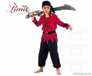 Kinder Kinderkostüm Piratenkostüm PIRAT Kostüm Gr.128 Karneval