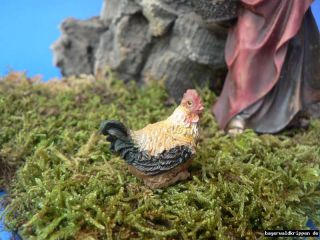 Krippenzubehör Hühner 5 teilig T025 für 9   12 cm Figur