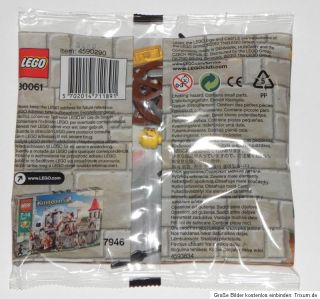 LEGO Kingdoms 30061   Angriffswagen mit Waffen und Ritter Figur  rar