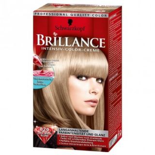 Brillance 820 Cool White Gold Intensiv Color Creme Farbe Haarfarbe