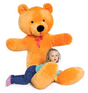 Riesen Teddybär Plüschbär Kuscheltier rostrot 205cm gro