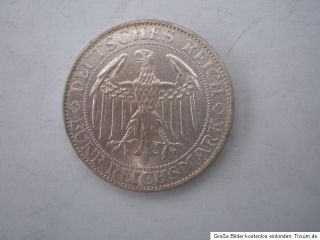 Weimar 5,  Reichsmark Meissen 1929 E vorzüglich (156)