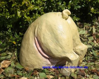Halbes grabendes Schwein Dekoschwein Garten Figur 25cm