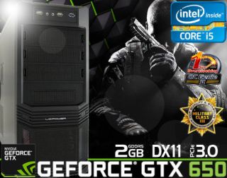 3470 @ 4x4.200 Mhz 8 GB Ram Geforce GTX 650 2 GB Front USB 3.0