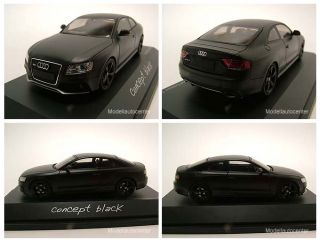 Audi RS5 Coupe matt schwarz concept black, Modellauto 143 / Schuco