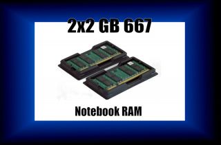 Notebook RAM Speicher SODIMM 667 MHz PC2 5300 PC2 5300 4096MB