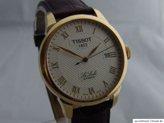 Original TISSOT Le Locle Uhr T41541373 Automatic Mechanical Leder
