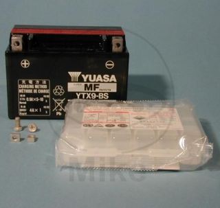Batterie Yuasa YTX9 BS Triumph Street Triple 675, 08 10