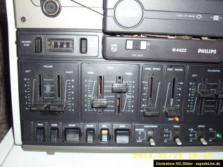 Philips N4422 Tonbandgerät2 Kanal 4 Spur Stereo u Mono,Aluspule,viel