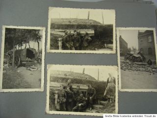 Fotoalbum I.R. 41 Flugzung Panzer Tank Frankreich Gefangene Russland