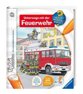 Ravensburger tiptoi Unterwegs mit der Feuerwehr Lernspiel Spielwaren