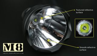 Solarforce M8 Cree XM L T6 LED Taschenlampe mit Hybridr