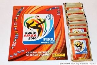 Panini WC WM 2010 South Africa – STARTER PACK ALBUM + 50 TÜTEN