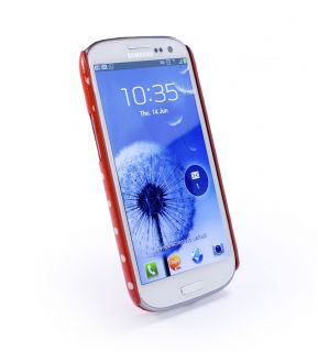 Tuff Luv Tuff Shell Hülle für Samsung Galaxy S3   rot   Polka Hot