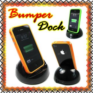 Dock Ladekabel Ladestation fur iPhone 4 4G Bumper 3GS f