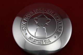 Simson Silbervase Tankdeckel Poliert Made in GERMANY passend für