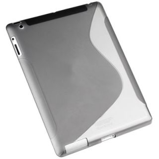 Protect Silikon Case trsp black f Apple iPad 3 Tasche Design Schutz
