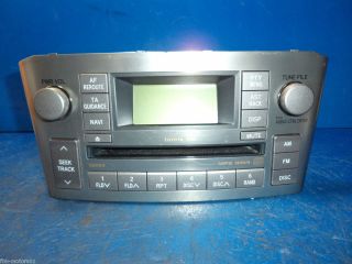 Original Toyota Avensis T25 W58831 CD Player  Radio 86120 05120