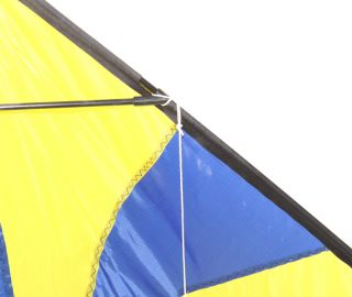 Delta Stunt Kite Lenkdrachen, 2m, Nylon Leine, 2 liner