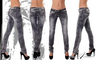 Neu BT Jeans Damen Hüftjeans Hose Röhrenjeans Röhre Batik Style