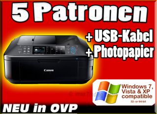 Canon Pixma MX715 Multifunktiongerät inkl. 5 Tintenpatr. & U$B KabeI
