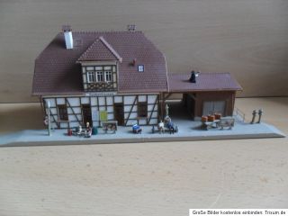 Bahnhof Spatzenhausen von Vollmer mit Figuren siehe Bilder Spur H0