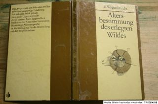 Fachbuch Altersbestimmung Wild, Trophäenkunde, Jäger, Jagd, DDR 1984