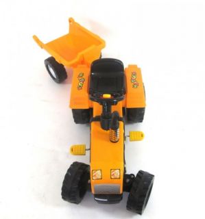 Traktor Kindertraktor Kinderbagger Bagger orange 716 b NEU OVP