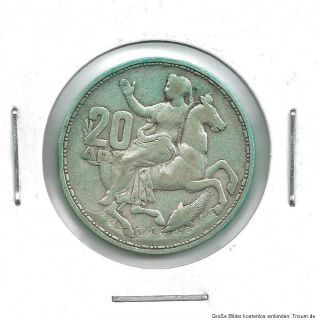 20 Drachmen / Griechenland / 1960 / Silber