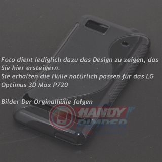 LG Optimus 3D Max P720 TPU Silikon Handyhülle Schutzhülle Hülle