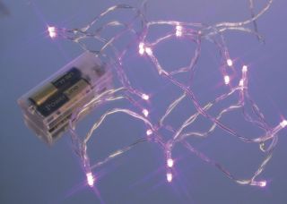 Mini LED Lichterkette 10 LEDs batteriebetrieb in 6 verschiedenen